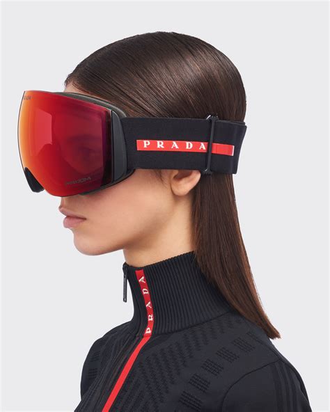 prada brand goggles|Prada ski mask.